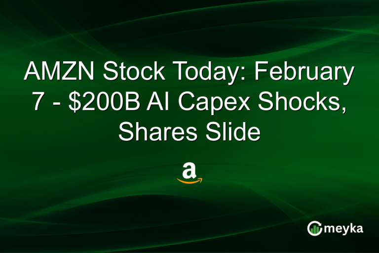 AMZN Stock Today: February 7 - $200B AI Capex Shocks, Shares Slide