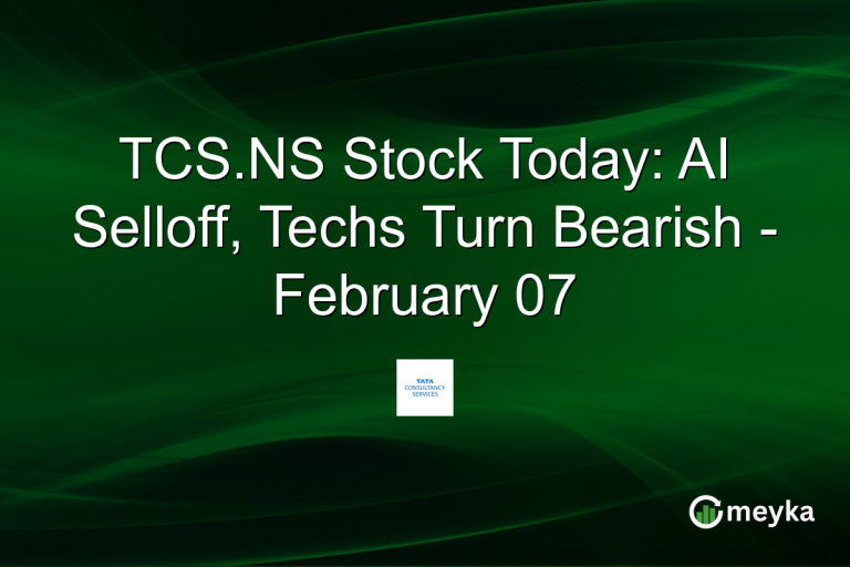 TCS.NS Stock Today: AI Selloff, Techs Turn Bearish - February 07