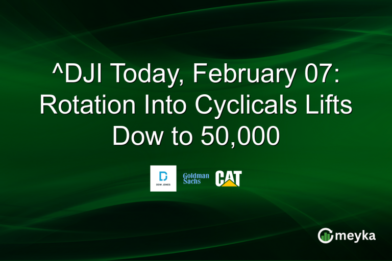 ^DJI Today, February 07: Rotation Into Cyclicals Lifts Dow to 50,000