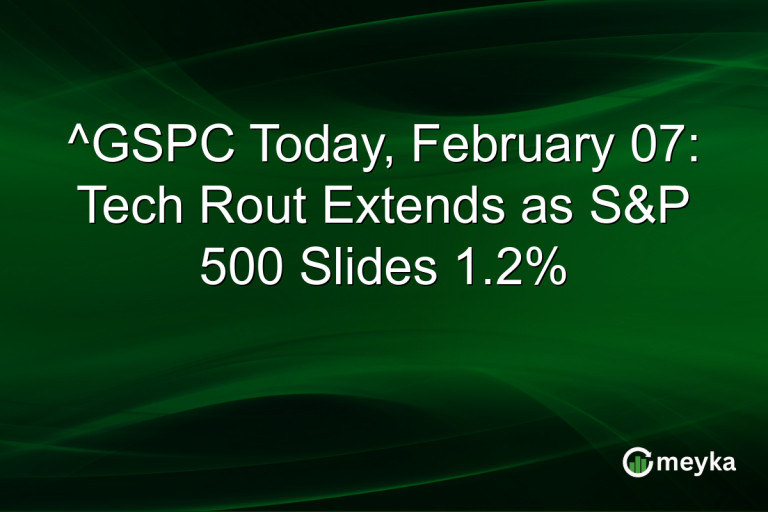 ^GSPC Today, February 07: Tech Rout Extends as S&P 500 Slides 1.2%