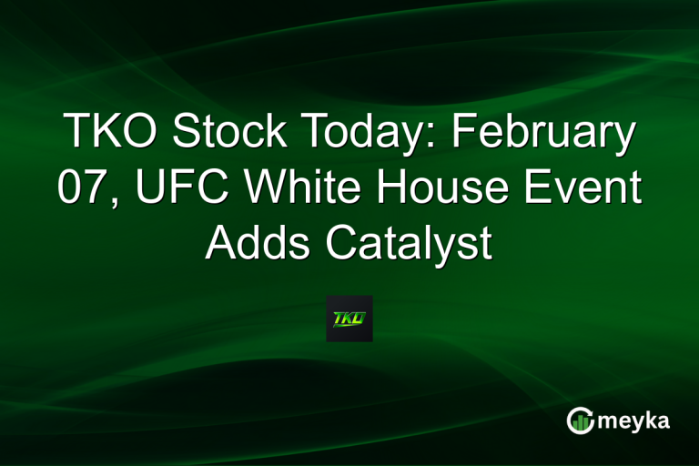 TKO Stock Today: February 07, UFC White House Event Adds Catalyst