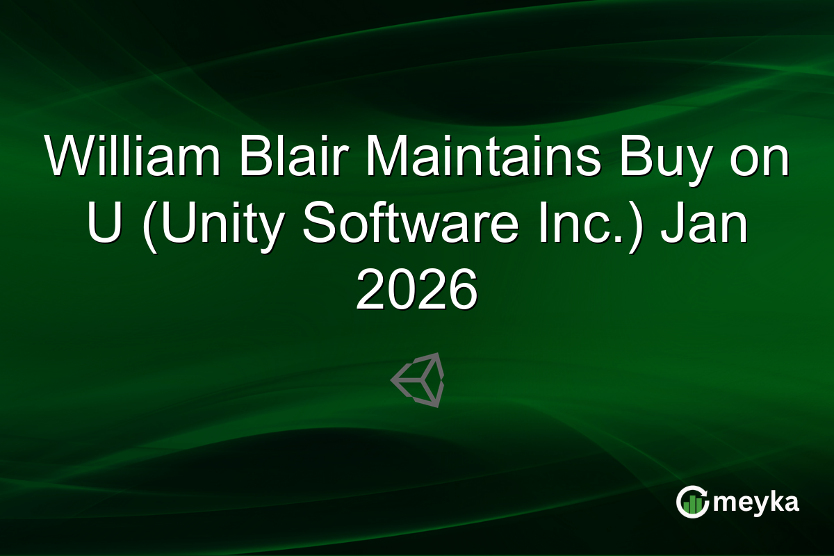 William Blair Maintains Buy on U (Unity Software Inc.) Jan 2026