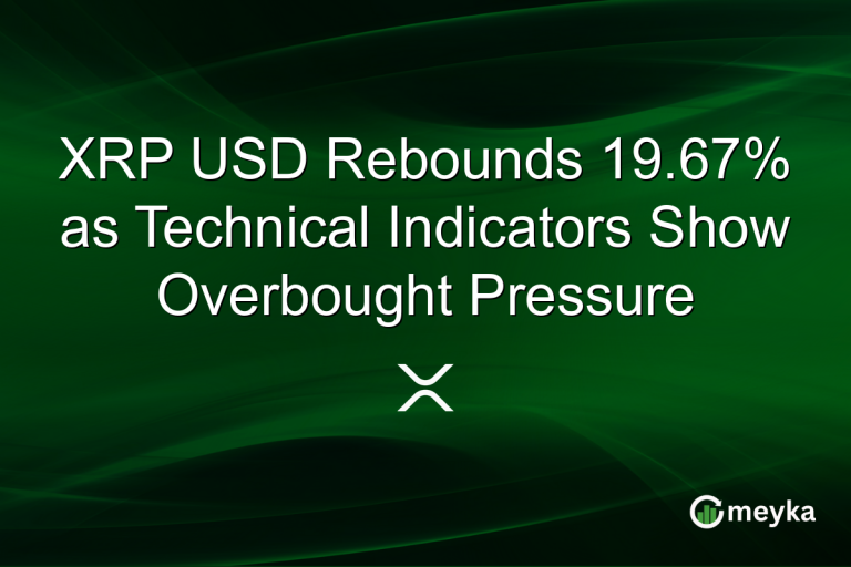 XRP USD Rebounds 19.67% as Technical Indicators Show Overbought Pressure