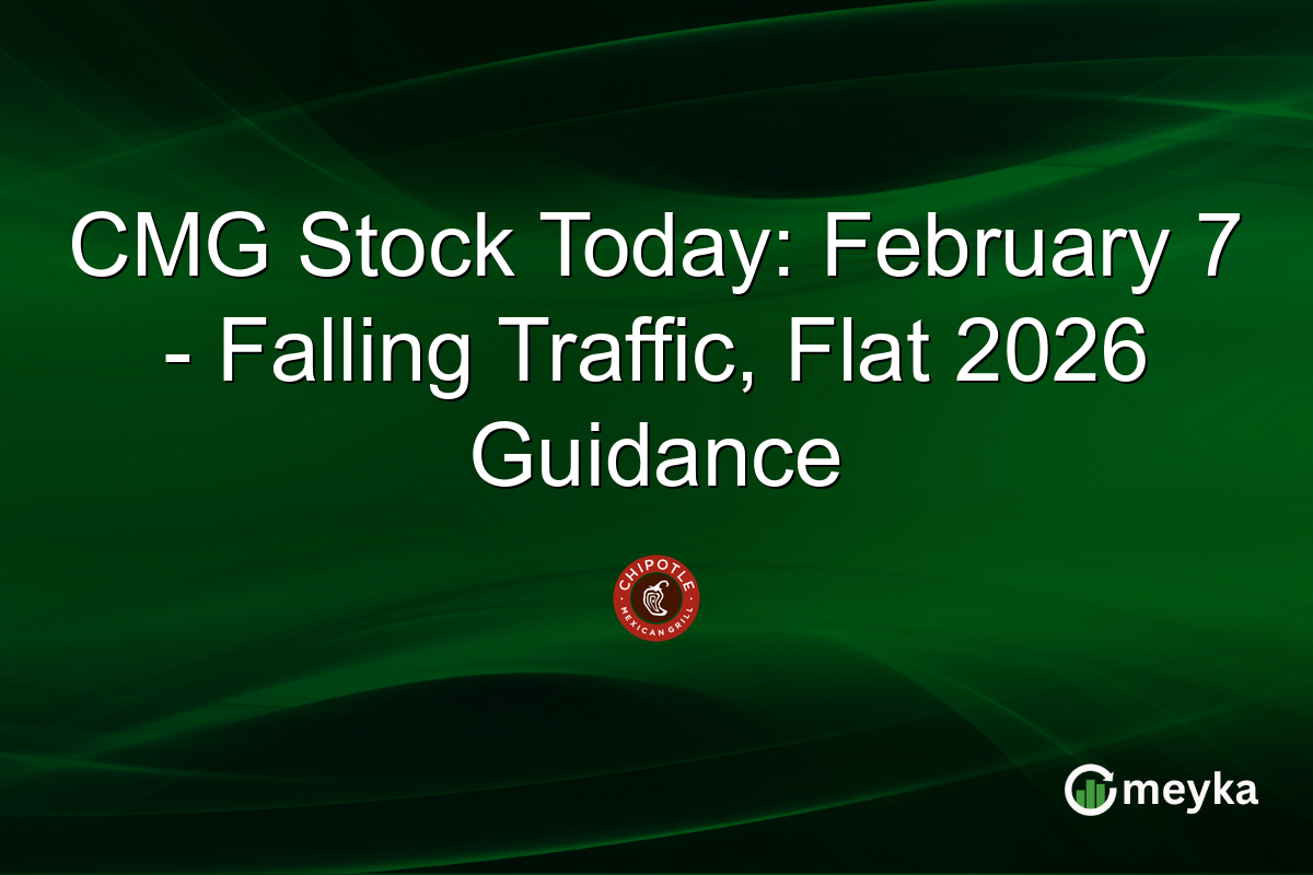CMG Stock Today: February 7 - Falling Traffic, Flat 2026 Guidance
