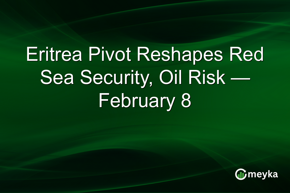 Eritrea Pivot Reshapes Red Sea Security, Oil Risk — February 8