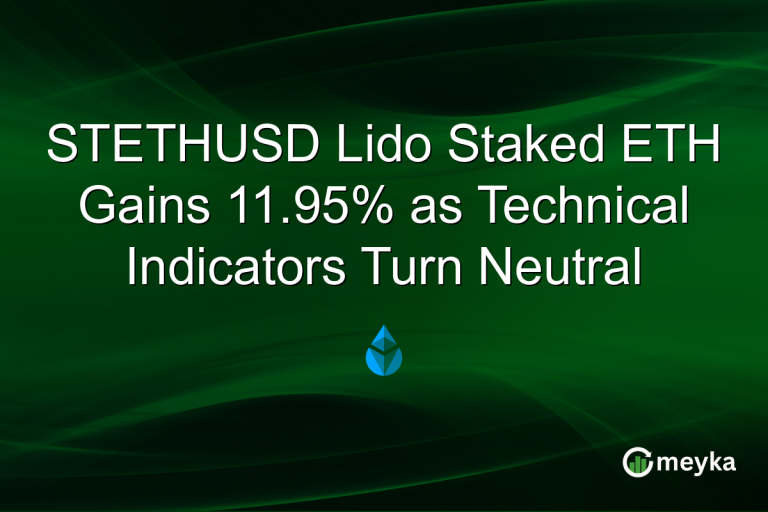 STETHUSD Lido Staked ETH Gains 11.95% as Technical Indicators Turn Neutral