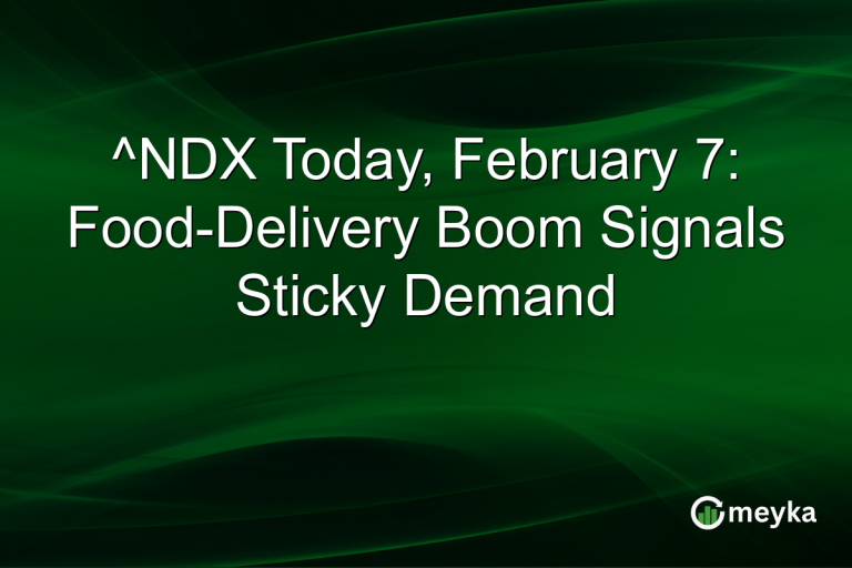 ^NDX Today, February 7: Food-Delivery Boom Signals Sticky Demand