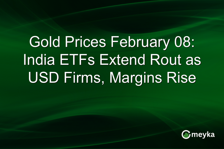 Gold Prices February 08: India ETFs Extend Rout as USD Firms, Margins Rise