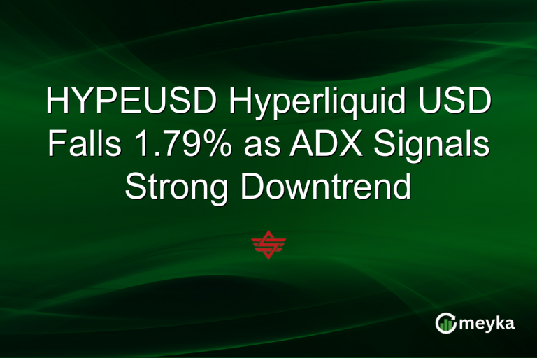 HYPEUSD Hyperliquid USD Falls 1.79% as ADX Signals Strong Downtrend