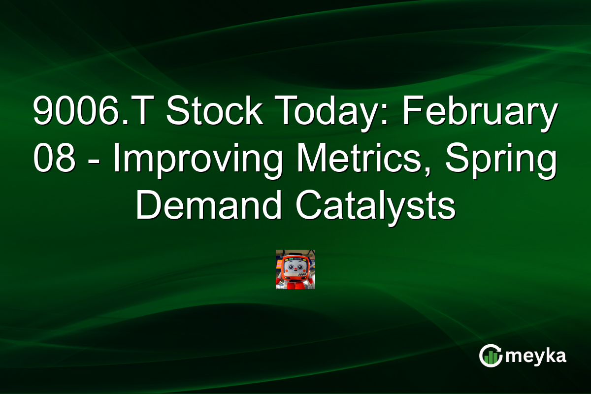 9006.T Stock Today: February 08 - Improving Metrics, Spring Demand Catalysts
