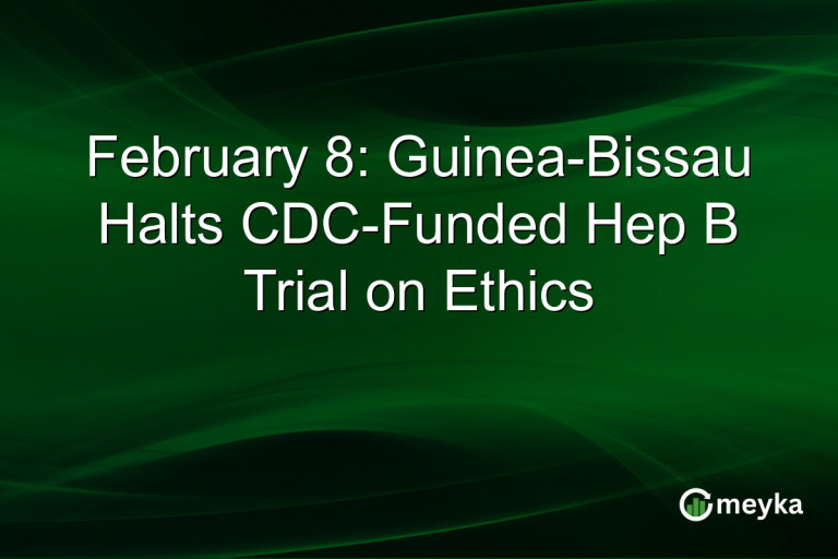 February 8: Guinea-Bissau Halts CDC-Funded Hep B Trial on Ethics