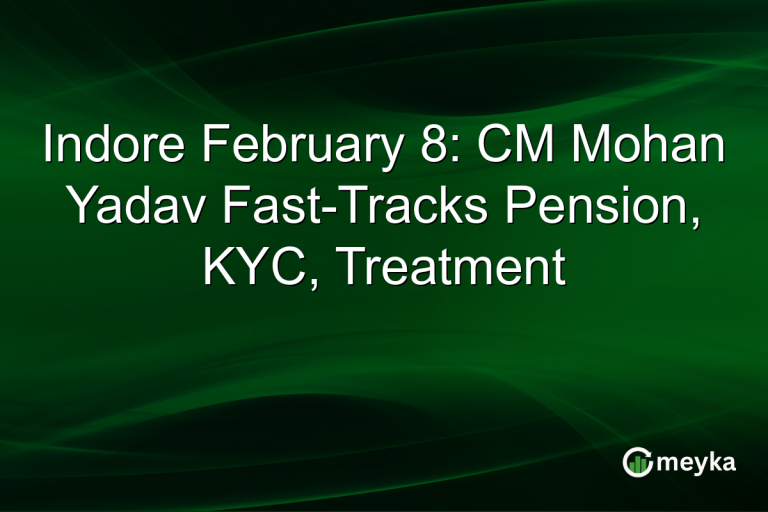 Indore February 8: CM Mohan Yadav Fast-Tracks Pension, KYC, Treatment