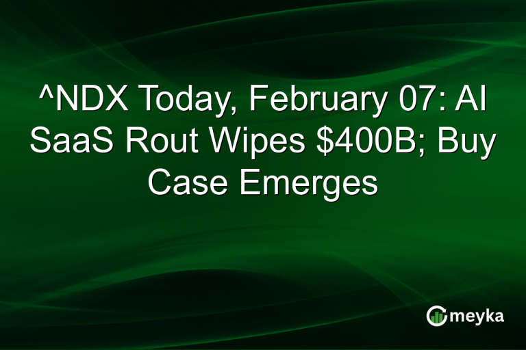^NDX Today, February 07: AI SaaS Rout Wipes $400B; Buy Case Emerges