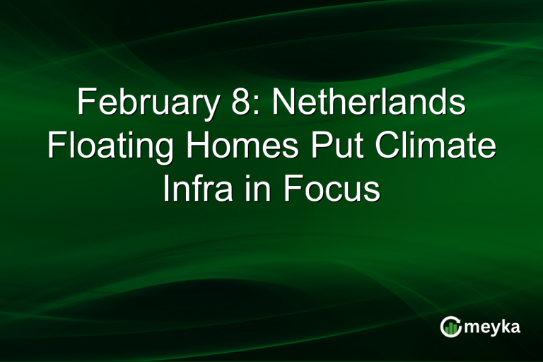 February 8: Netherlands Floating Homes Put Climate Infra in Focus