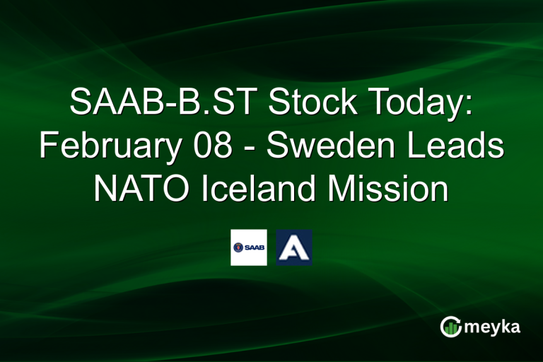 SAAB-B.ST Stock Today: February 08 - Sweden Leads NATO Iceland Mission