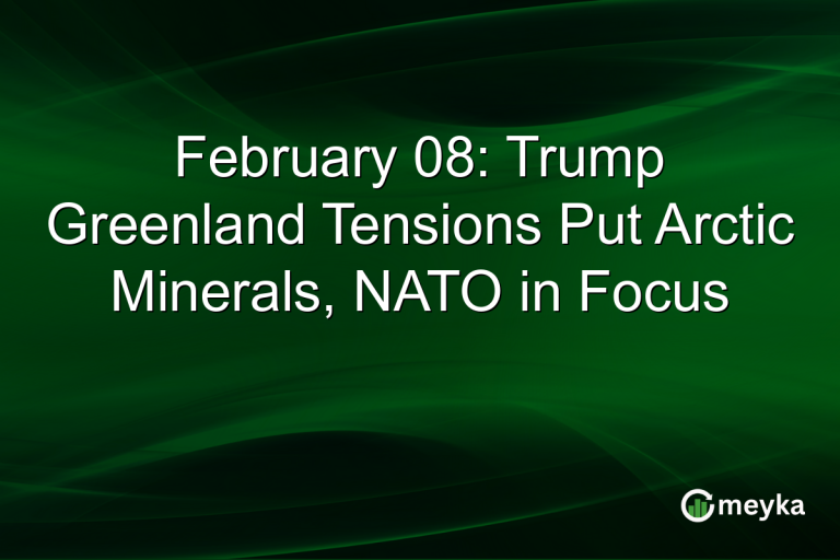 February 08: Trump Greenland Tensions Put Arctic Minerals, NATO in Focus