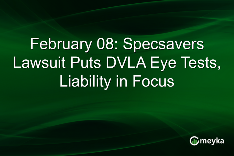 February 08: Specsavers Lawsuit Puts DVLA Eye Tests, Liability in Focus