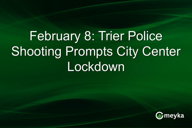 February 8: Trier Police Shooting Prompts City Center Lockdown