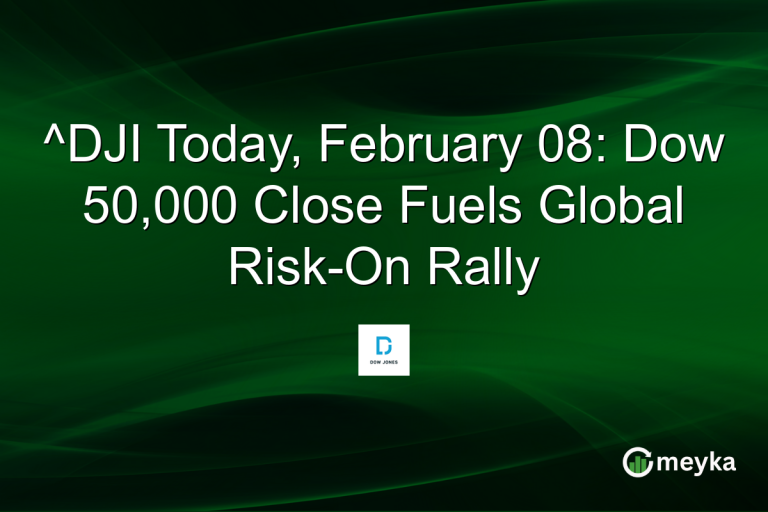^DJI Today, February 08: Dow 50,000 Close Fuels Global Risk-On Rally