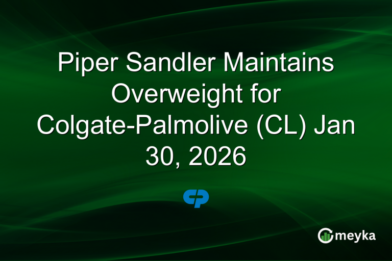 Piper Sandler Maintains Overweight for Colgate-Palmolive (CL) Jan 30, 2026