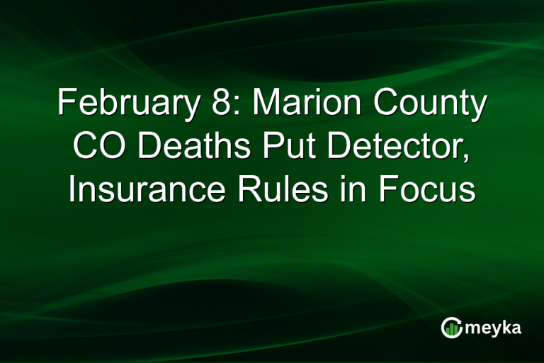 February 8: Marion County CO Deaths Put Detector, Insurance Rules in Focus