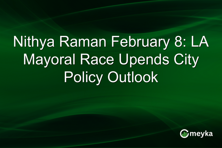 Nithya Raman February 8: LA Mayoral Race Upends City Policy Outlook