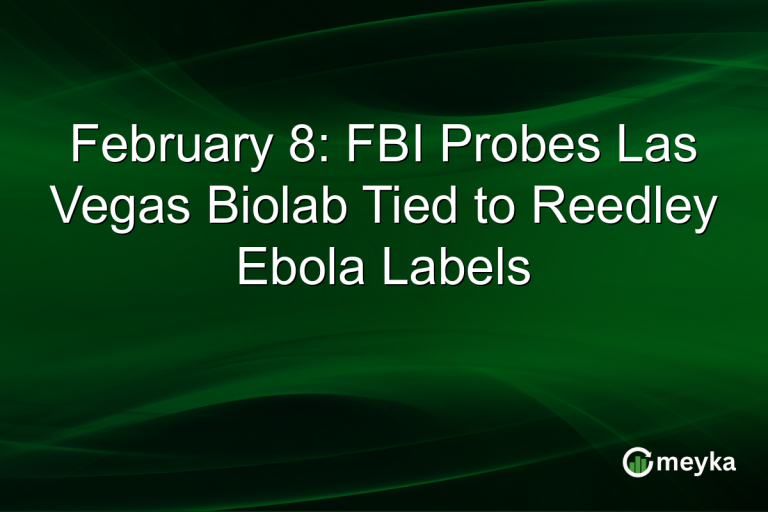 February 8: FBI Probes Las Vegas Biolab Tied to Reedley Ebola Labels