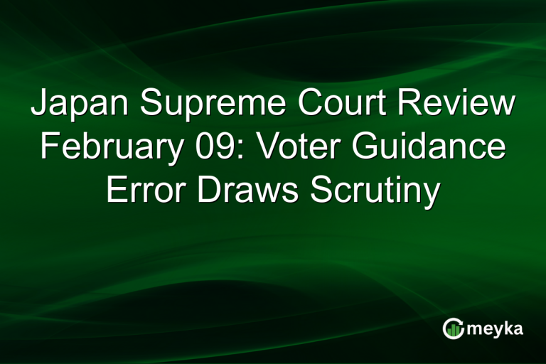 Japan Supreme Court Review February 09: Voter Guidance Error Draws Scrutiny