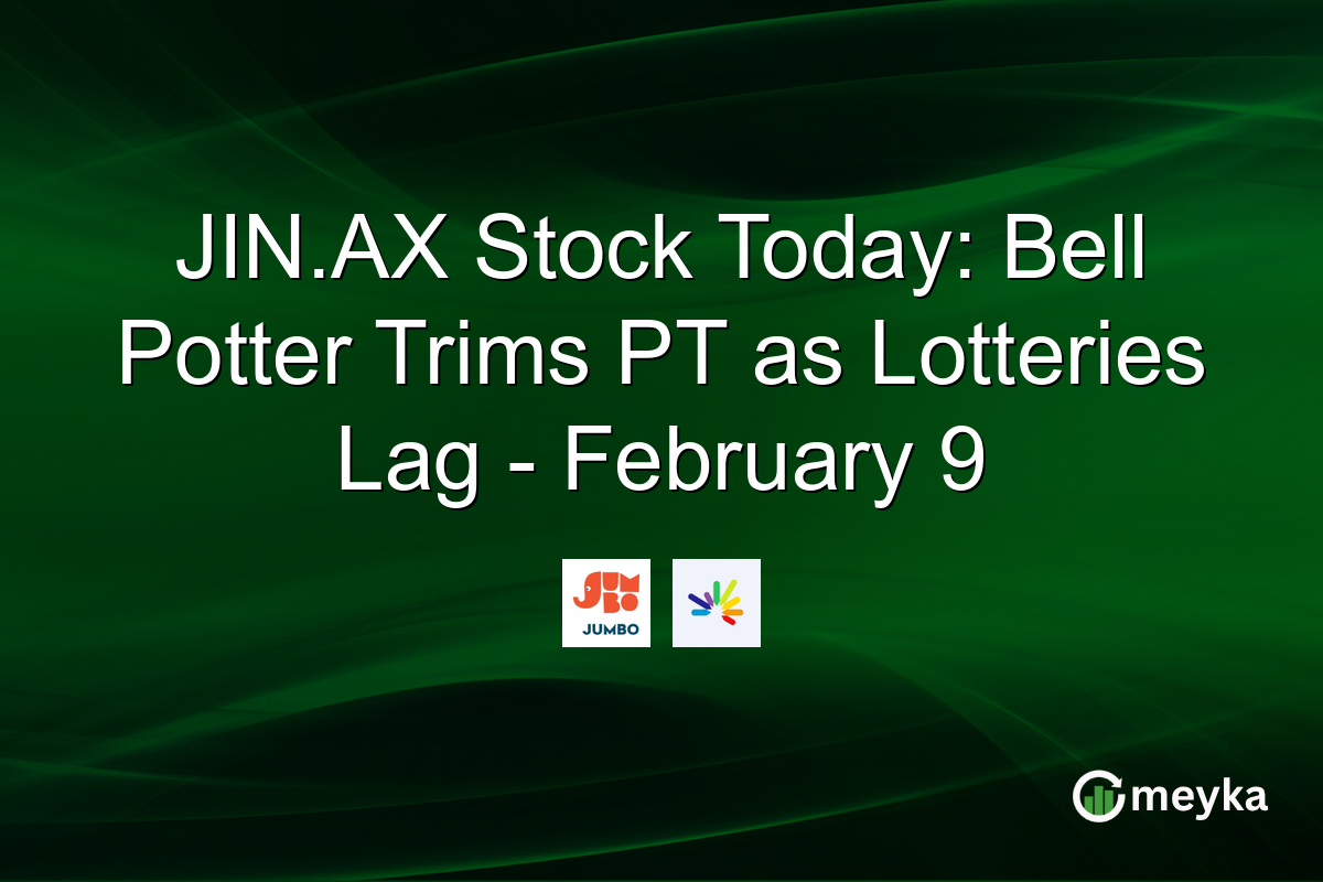 JIN.AX Stock Today: Bell Potter Trims PT as Lotteries Lag - February 9