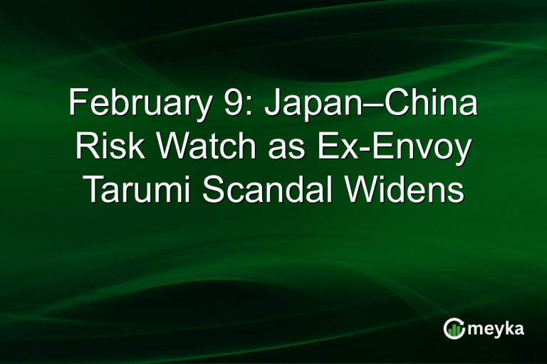 February 9: Japan–China Risk Watch as Ex-Envoy Tarumi Scandal Widens