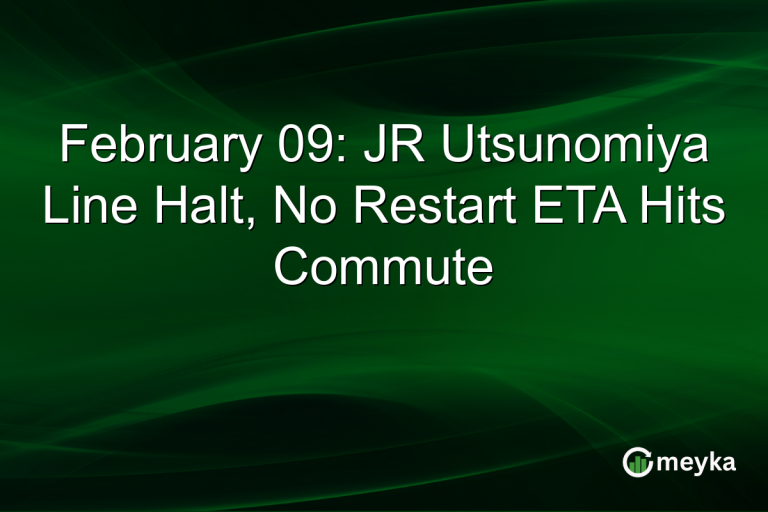 February 09: JR Utsunomiya Line Halt, No Restart ETA Hits Commute