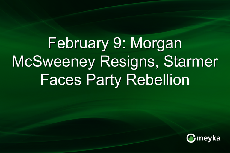 February 9: Morgan McSweeney Resigns, Starmer Faces Party Rebellion
