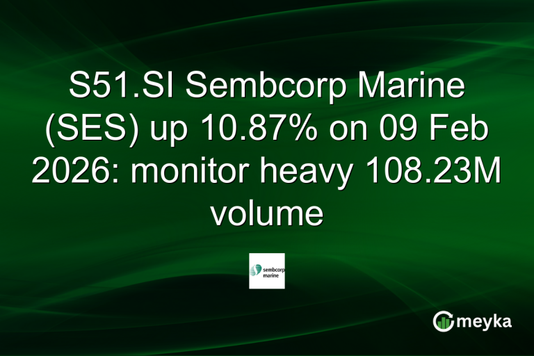 S51.SI Sembcorp Marine (SES) up 10.87% on 09 Feb 2026: monitor heavy 108.23M volume