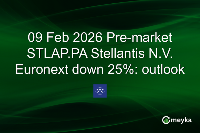 09 Feb 2026 Pre-market STLAP.PA Stellantis N.V. Euronext down 25%: outlook