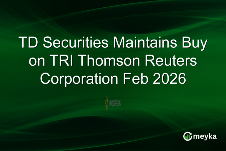 TD Securities Maintains Buy on TRI Thomson Reuters Corporation Feb 2026