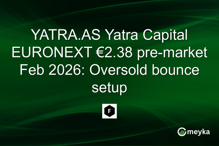 YATRA.AS Yatra Capital EURONEXT €2.38 pre-market Feb 2026: Oversold bounce setup