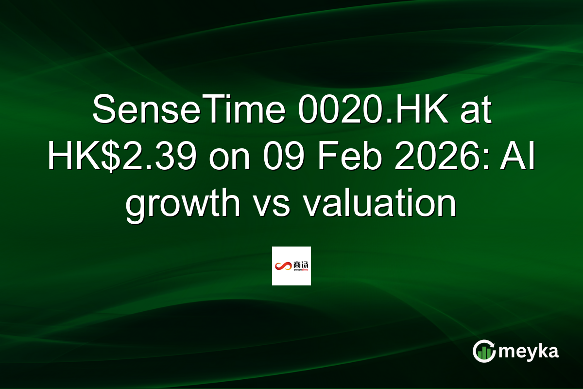 SenseTime 0020.HK at HK$2.39 on 09 Feb 2026: AI growth vs valuation
