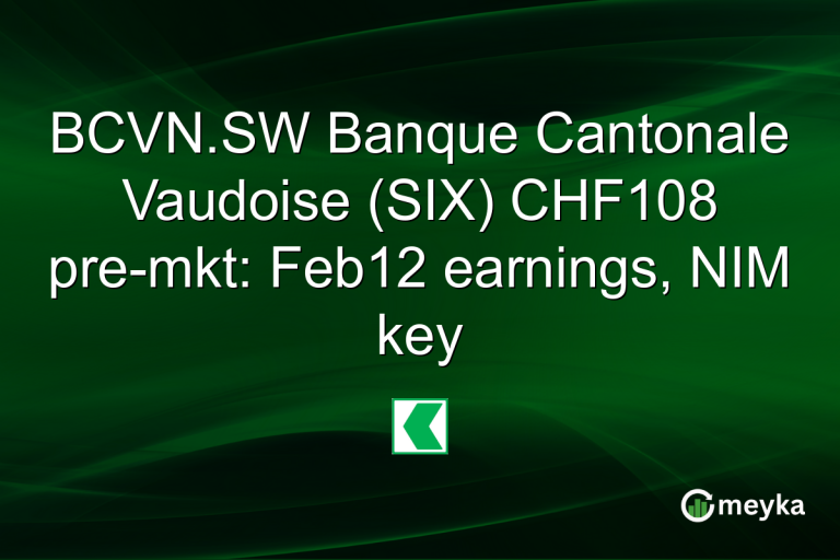 BCVN.SW Banque Cantonale Vaudoise (SIX) CHF108 pre-mkt: Feb12 earnings, NIM key