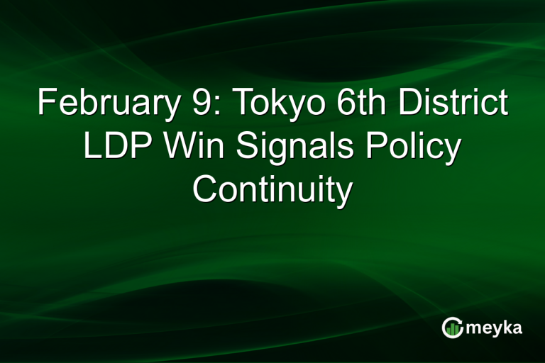 February 9: Tokyo 6th District LDP Win Signals Policy Continuity