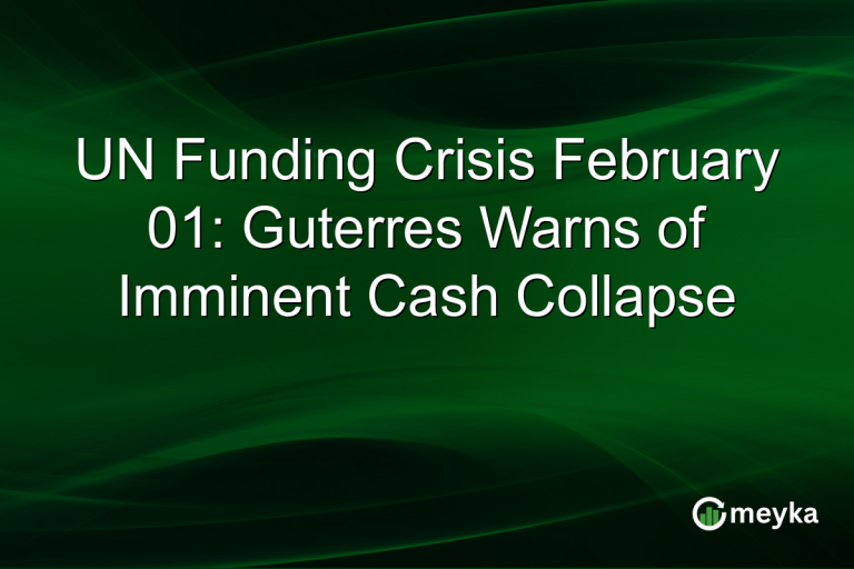 UN Funding Crisis February 01: Guterres Warns of Imminent Cash Collapse