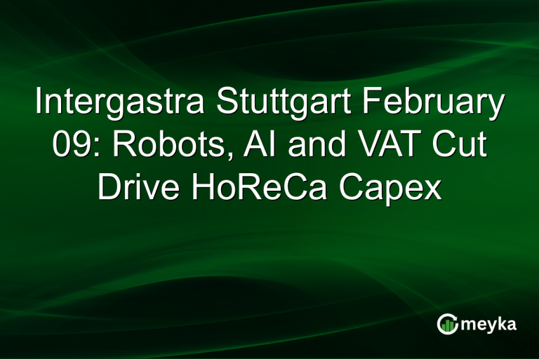 Intergastra Stuttgart February 09: Robots, AI and VAT Cut Drive HoReCa Capex