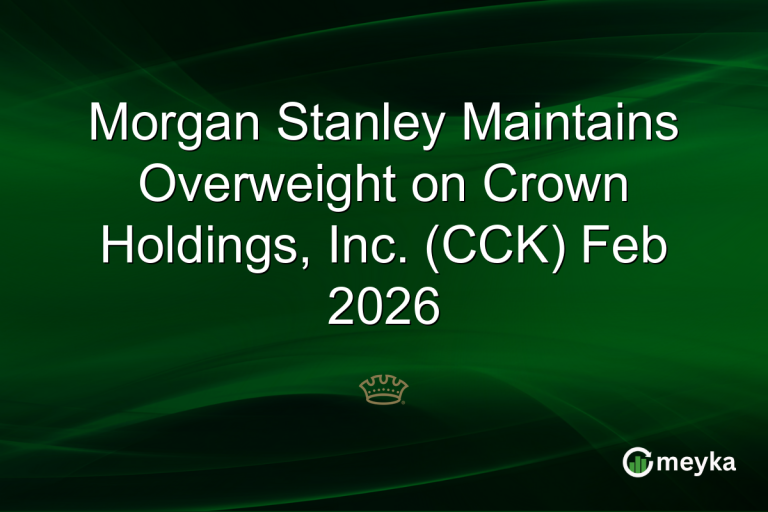 Morgan Stanley Maintains Overweight on Crown Holdings, Inc. (CCK) Feb 2026