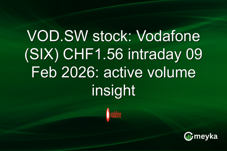 VOD.SW stock: Vodafone (SIX) CHF1.56 intraday 09 Feb 2026: active volume insight