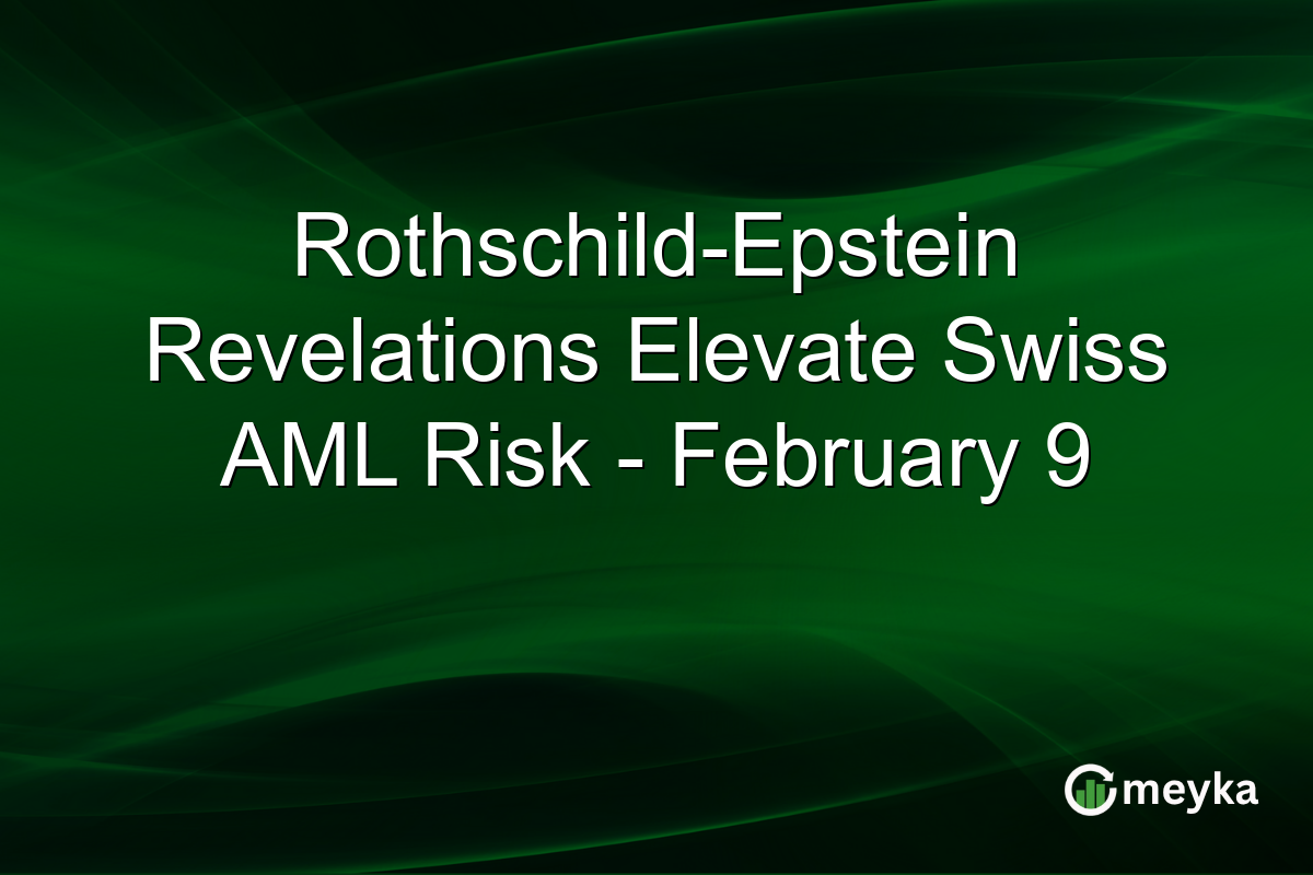 Rothschild-Epstein Revelations Elevate Swiss AML Risk - February 9