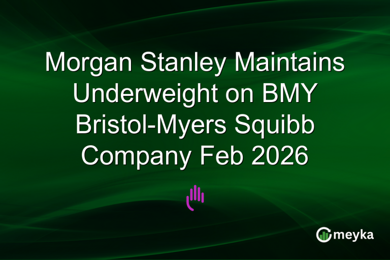 Morgan Stanley Maintains Underweight on BMY Bristol-Myers Squibb Company Feb 2026