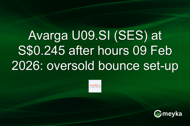 Avarga U09.SI (SES) at S$0.245 after hours 09 Feb 2026: oversold bounce set-up