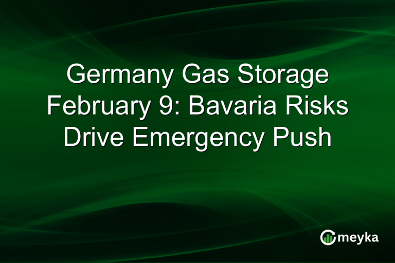 Germany Gas Storage February 9: Bavaria Risks Drive Emergency Push