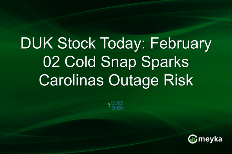 DUK Stock Today: February 02 Cold Snap Sparks Carolinas Outage Risk