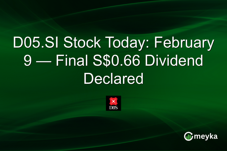 D05.SI Stock Today: February 9 — Final S$0.66 Dividend Declared