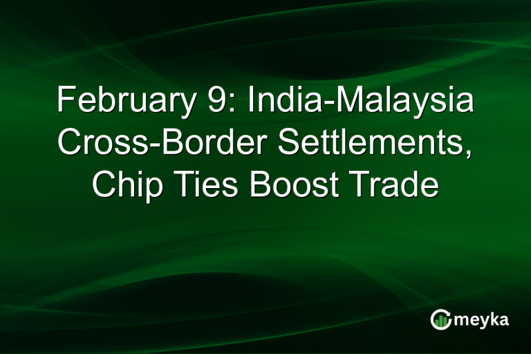 February 9: India-Malaysia Cross-Border Settlements, Chip Ties Boost Trade